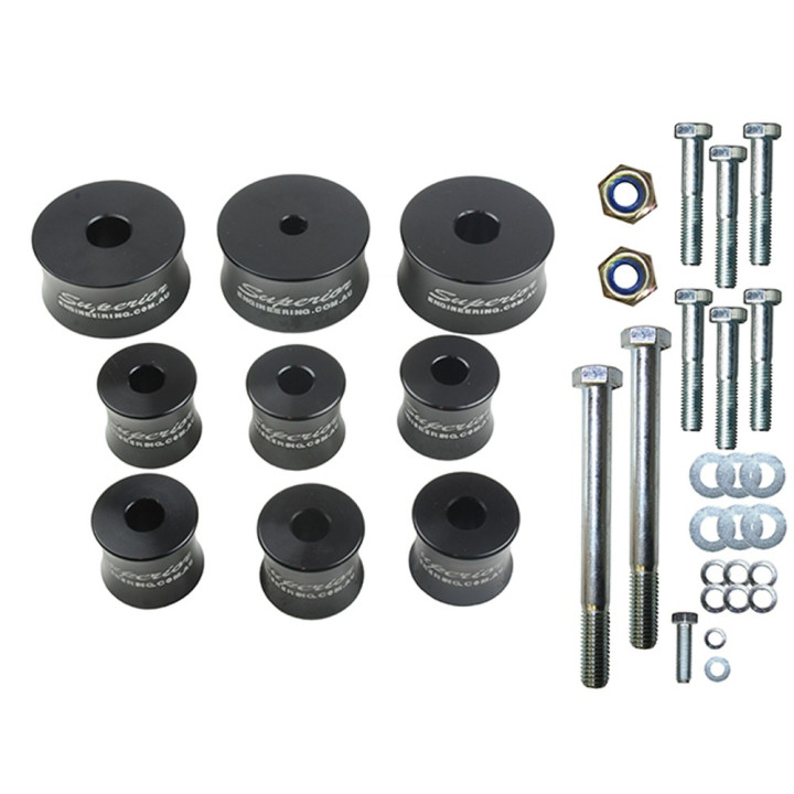 Kit de Reducere a Diferențialului Față, Superior Engineering, Toyota FJ Cruiser 2006 - 2023, Toyota Hilux 2005 - 2025, Toyota La