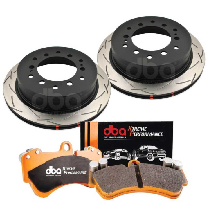 Rear Brake Kit, DBA T3 4000 Xtreme Performance, Toyota FJ Cruiser 2011 - 2023, Toyota Land Cruiser 2009 - 2023 - EDK.ro