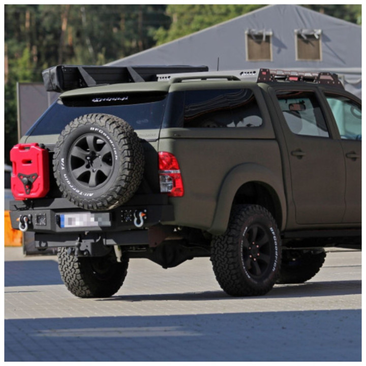 Rear Protection Bar, MorE 4x4, Toyota Hilux 2005 - 2015 - EDK.ro