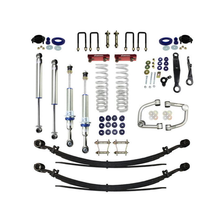 Suspension Lift Kit Monotube IFP, Superior Engineering Lift 3 Inch, Toyota Hilux 2005 - 2015 - EDK.ro