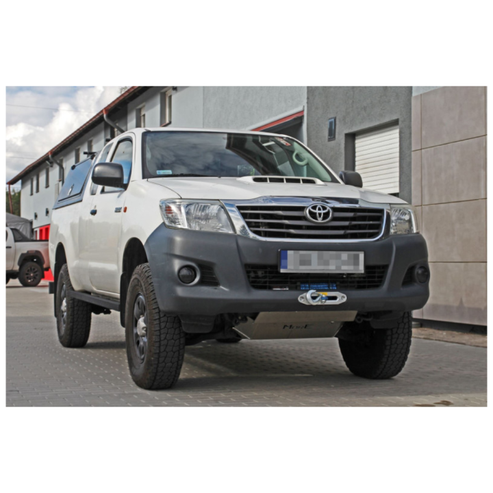 Placă de Montare Ascunsă pentru Troliu, MorE 4x4, Toyota Hilux 2005 - 2015 - EDK.ro
