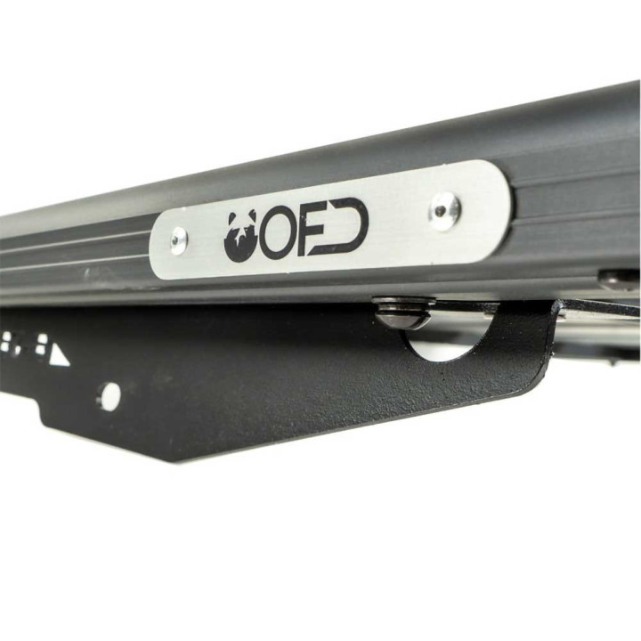 Roof Rack with Mounting Rails 160x125 cm, OFD, Toyota Hilux 2005 - 2025 - EDK.ro