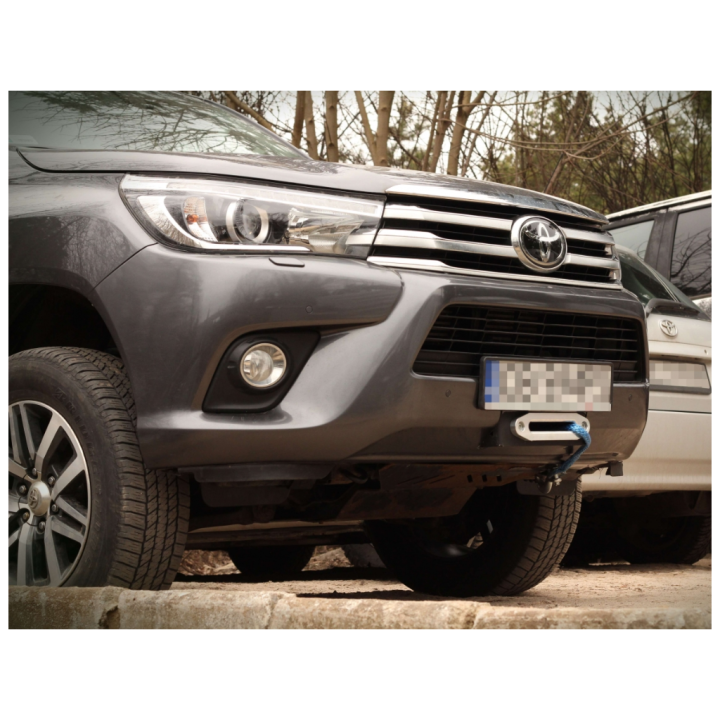Hidden Winch Mounting Plate, MorE 4x4, Toyota Hilux 2015 - 2020 - EDK.ro