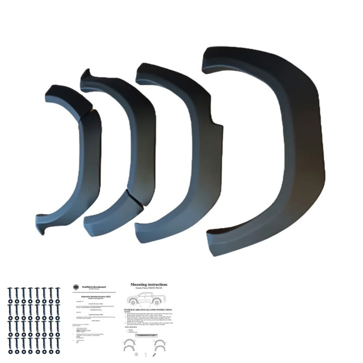 Fender Flares, OFD Bad Boy, Toyota Hilux 2015 - 2020 - EDK.ro