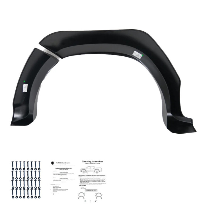 Fender Flares, OFD Bad Boy, Toyota Hilux 2015 - 2020 - EDK.ro