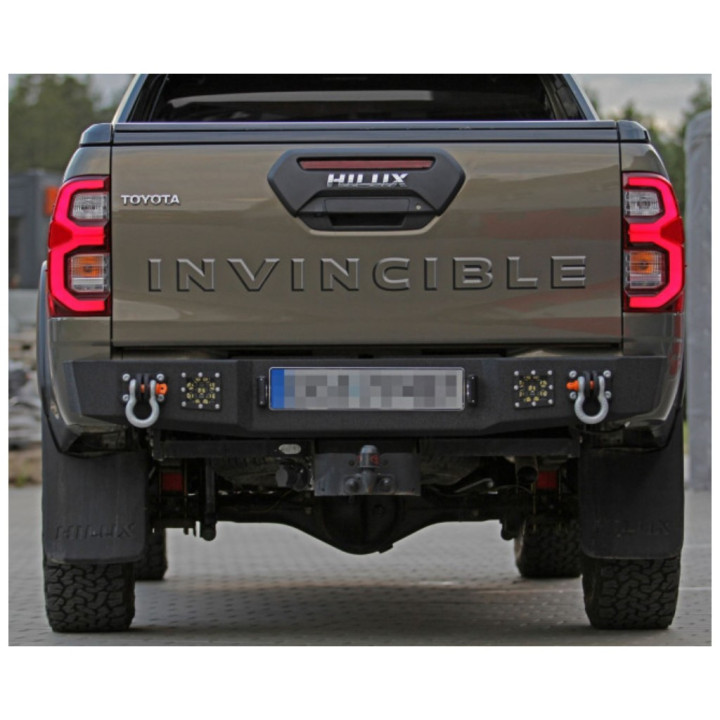 Rear Protection Bar, MorE 4x4, Toyota Hilux 2015 - 2025 - EDK.ro