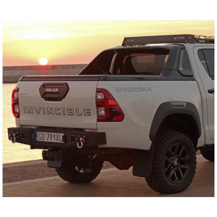 Rear Protection Bar, MorE 4x4, Toyota Hilux 2015 - 2025 - EDK.ro