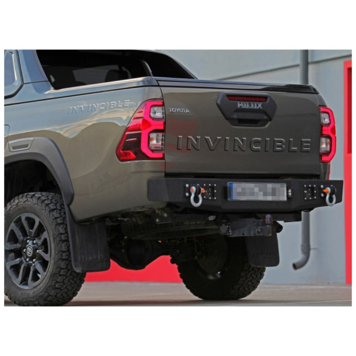 Rear Protection Bar, MorE 4x4, Toyota Hilux 2015 - 2025 - EDK.ro