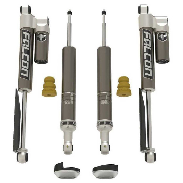 Leveling Lift Kit with Falcon Shock Absorbers, TeraFlex Lift 0-2.25 Inch, Toyota Hilux 2015 - 2025 - EDK.ro