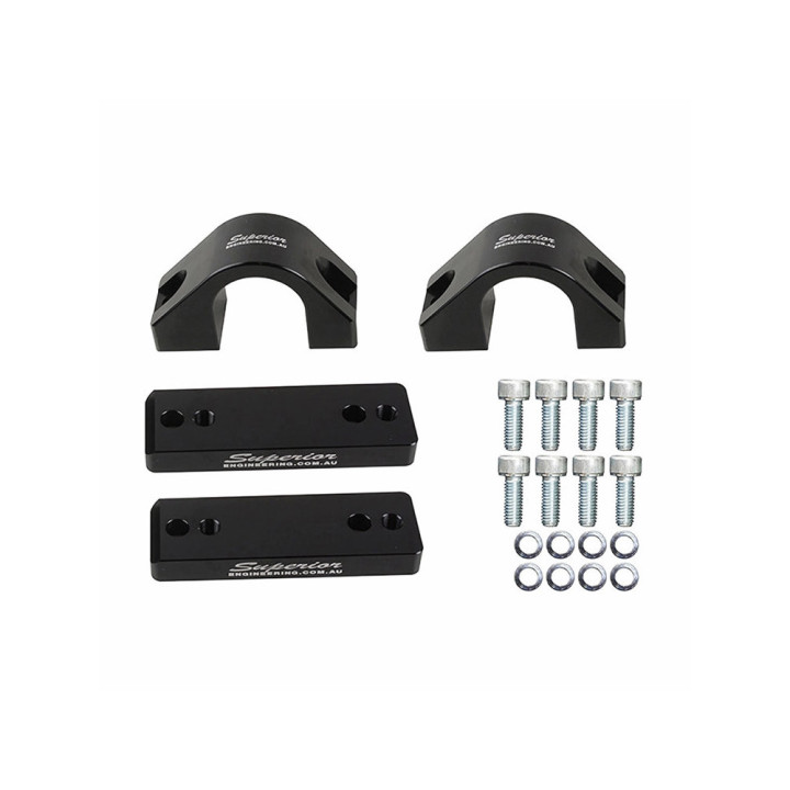 Suspension Lift Kit Twin-tube, Superior Engineering Lift 3 Inch, Toyota Hilux 2015 - 2025 - EDK.ro