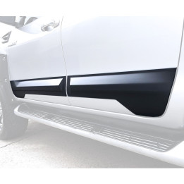 Door Rocker Panel Set, Air Design, Toyota Hilux 2015 - 2025 - EDK.ro