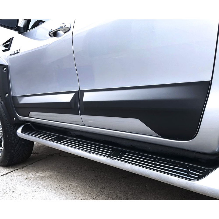Door Rocker Panel Set, Air Design, Toyota Hilux 2015 - 2025 - EDK.ro