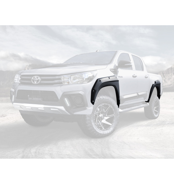 Extensii Aripi Față și Spate, Air Design Super Bolt, Toyota Hilux 2015 - 2025 - EDK.ro