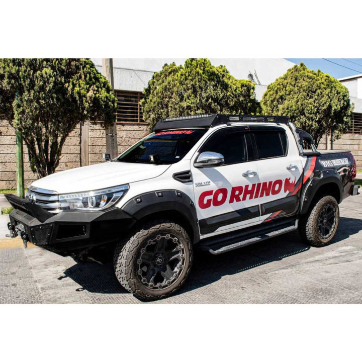 Roof Rack Low Profile, Go Rhino Ceros, Toyota Hilux 2015 - 2025 - EDK.ro