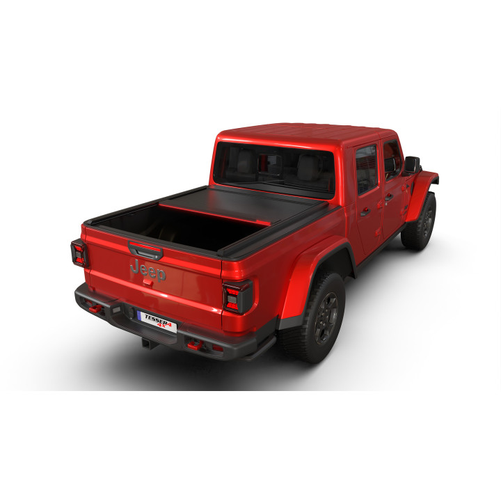 Electronically Assisted Roll Top Tonneau Bed Cover, Tessera 4x4 Roll+, Jeep Gladiator 2020 - Present - EDK.ro