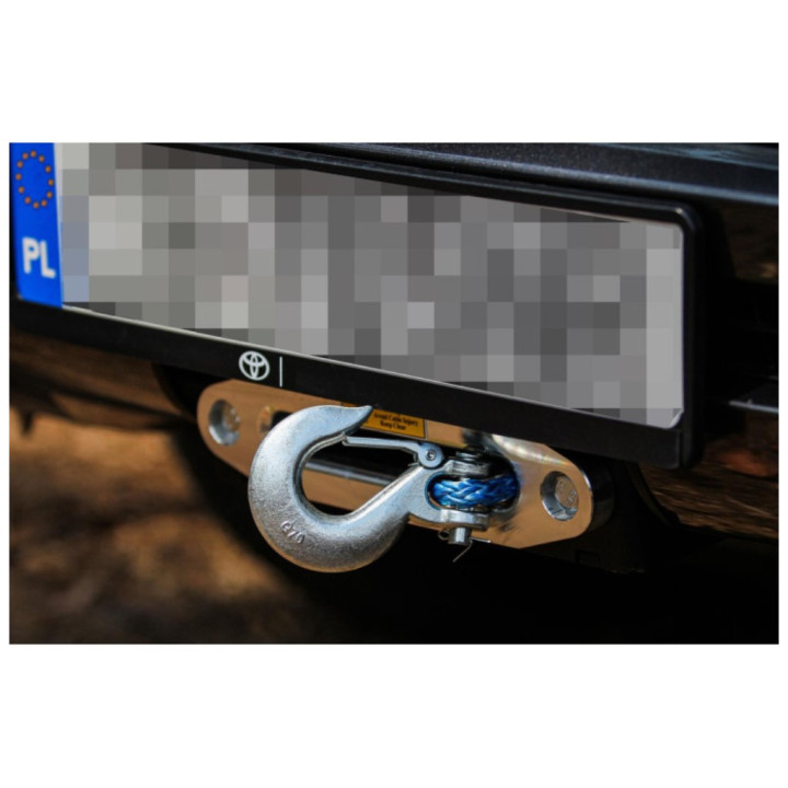 Placă de Montare Ascunsă pentru Troliu, MorE 4x4, Toyota Hilux 2020 - 2025 - EDK.ro