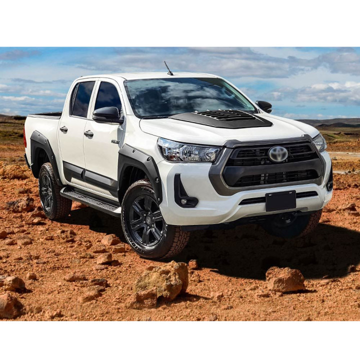 Extensii Aripi Față și Spate, Air Design Super Bolt SR/Diesel AT, Toyota Hilux 2020 - 2025 - EDK.ro