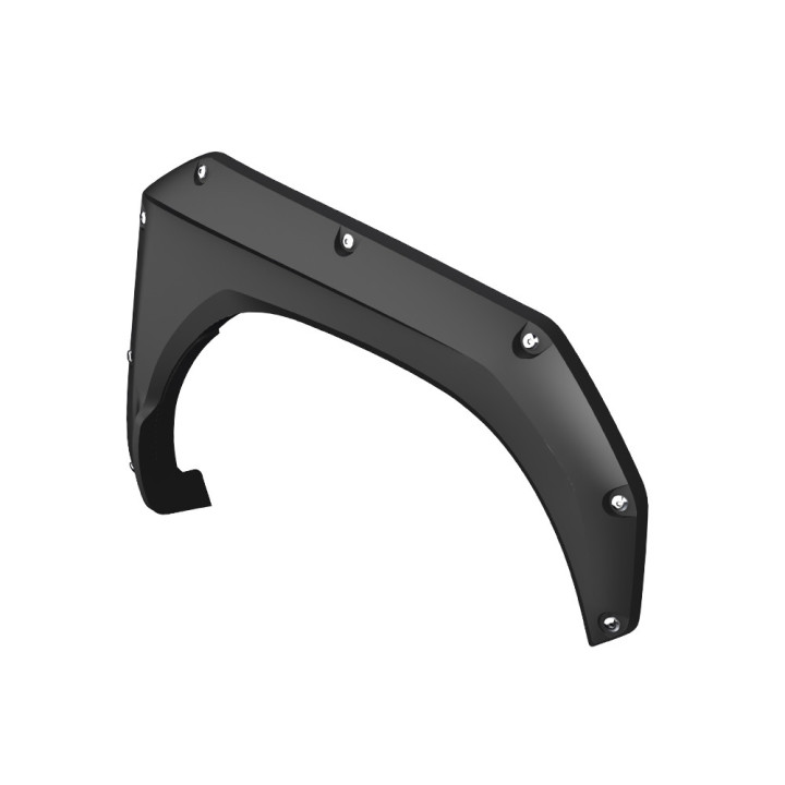Front and Rear Fender Flares, Air Design Super Bolt SR/Diesel AT, Toyota Hilux 2020 - 2025 - EDK.ro