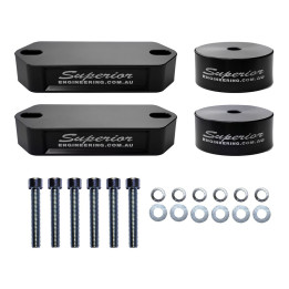 Front Bump Stop Extensions 25 mm, Superior Engineering, Toyota Land Cruiser 1984 - 2022 - EDK.ro