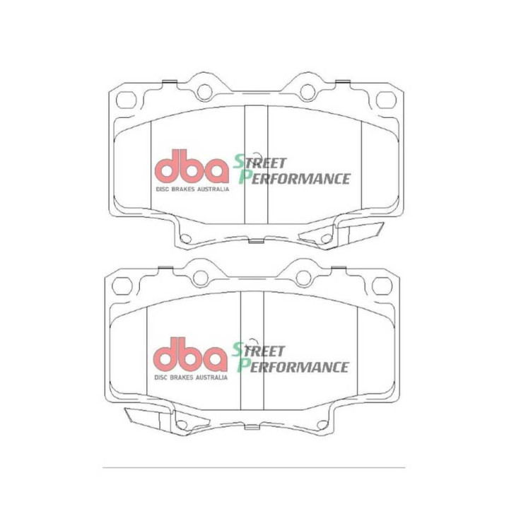 Front Brake Kit, DBA X-Gold Street Performance, Toyota Land Cruiser 1990 - 1997 - EDK.ro