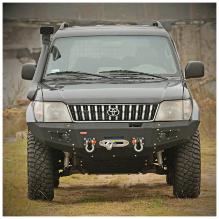 Off-Road Bullbar, MorE 4x4, Toyota Land Cruiser 1996 - 2002 - EDK.ro