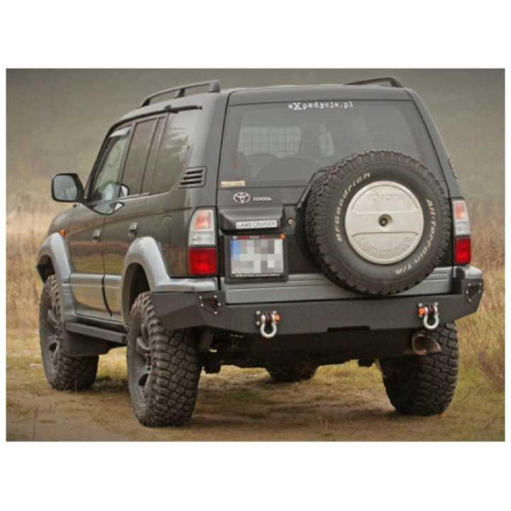 Rear Protection Bar, MorE 4x4, Toyota Land Cruiser 1996 - 2002 - EDK.ro