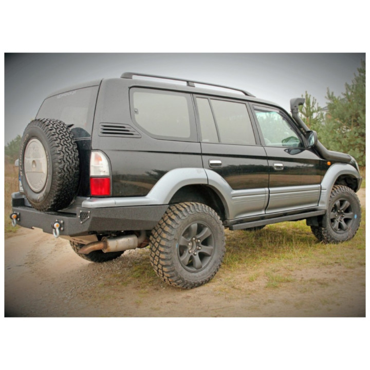 Rear Protection Bar, MorE 4x4, Toyota Land Cruiser 1996 - 2002 - EDK.ro