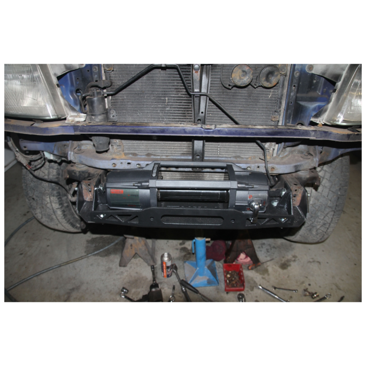 Placă de Montare Ascunsă pentru Troliu, MorE 4x4, Toyota Land Cruiser 1996 - 2002 - EDK.ro