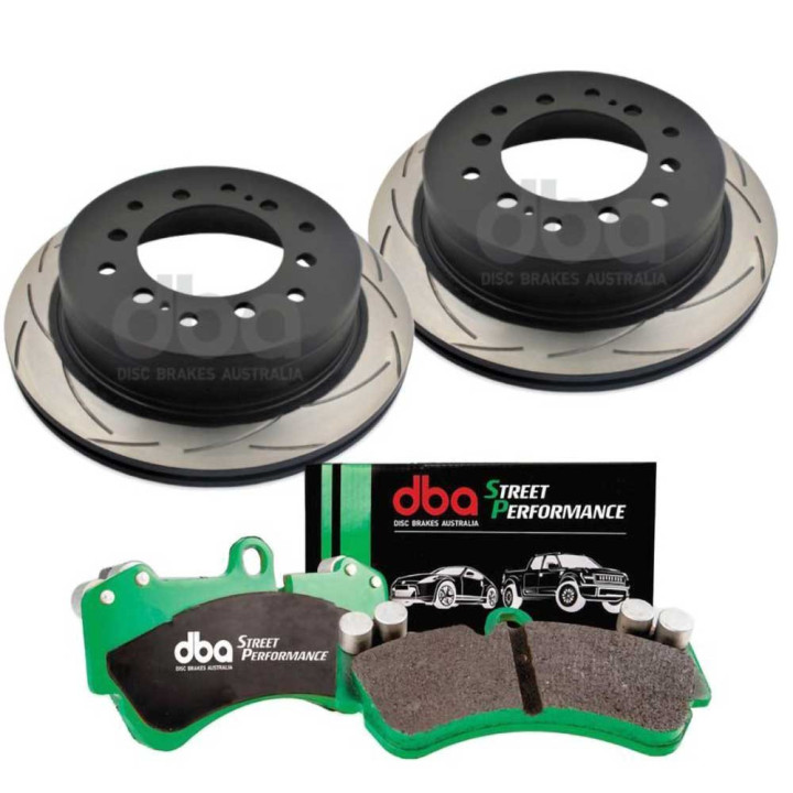 Rear Brake Kit, DBA T2 Street Performance, Toyota Land Cruiser 1996 - 2009 - EDK.ro