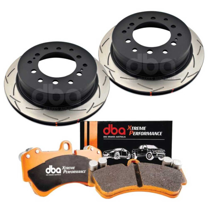 Rear Brake Kit, DBA T3 4000 Xtreme Performance, Toyota Land Cruiser 1996 - 2009 - EDK.ro