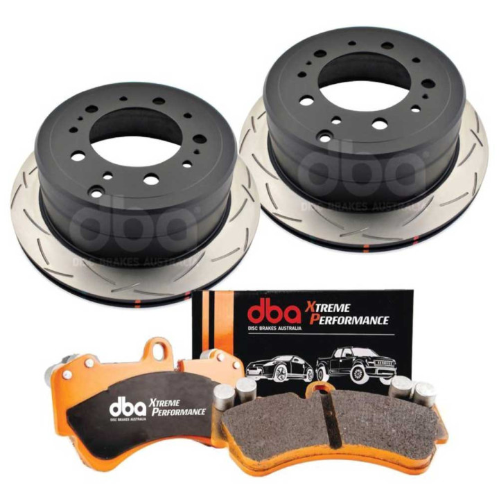 Rear Brake Kit, DBA T3 4000 Xtreme Performance, Toyota Land Cruiser 1998 - 2007 - EDK.ro