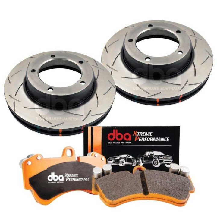 Front Brake Kit, DBA T3 4000 Xtreme Performance, Toyota Land Cruiser 1998 - 2007 - EDK.ro