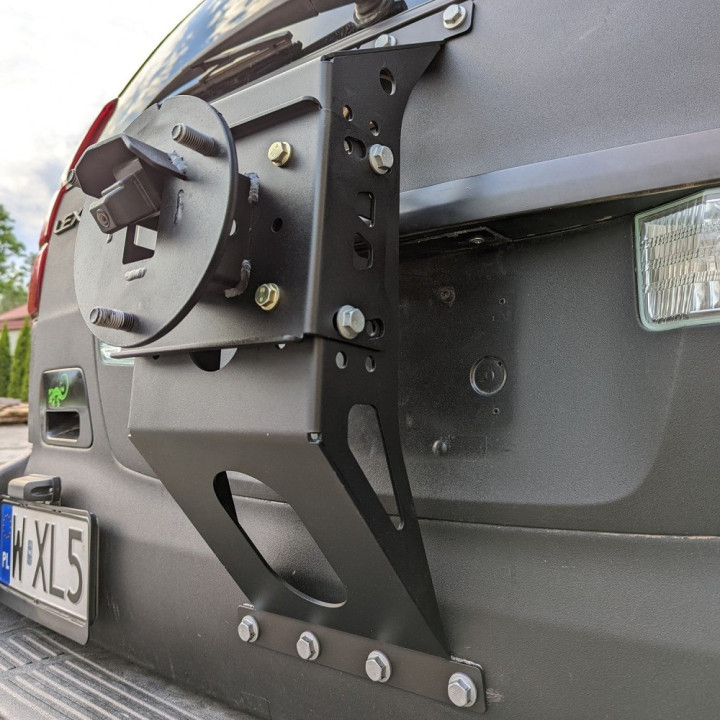 Tire Carrier, Bison Gear, Toyota Land Cruiser 2002 - 2009 - EDK.ro
