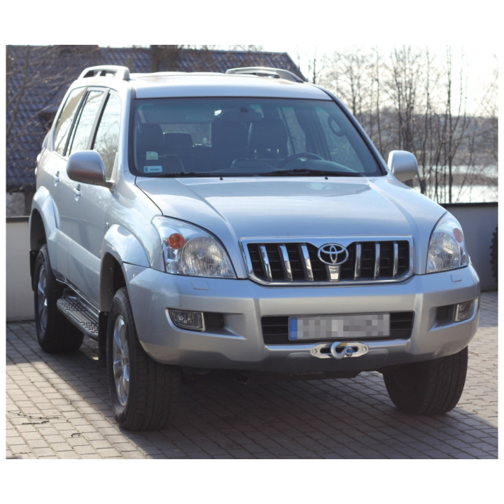 Placă de Montare Ascunsă pentru Troliu, MorE 4x4, Toyota Land Cruiser 2002 - 2009 - EDK.ro