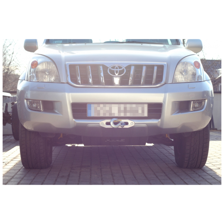 Placă de Montare Ascunsă pentru Troliu, MorE 4x4, Toyota Land Cruiser 120 2002 - 2009 - EDK.ro