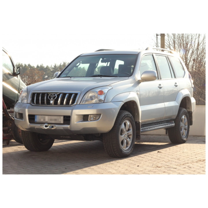 Placă de Montare Ascunsă pentru Troliu, MorE 4x4, Toyota Land Cruiser 2002 - 2009 - EDK.ro