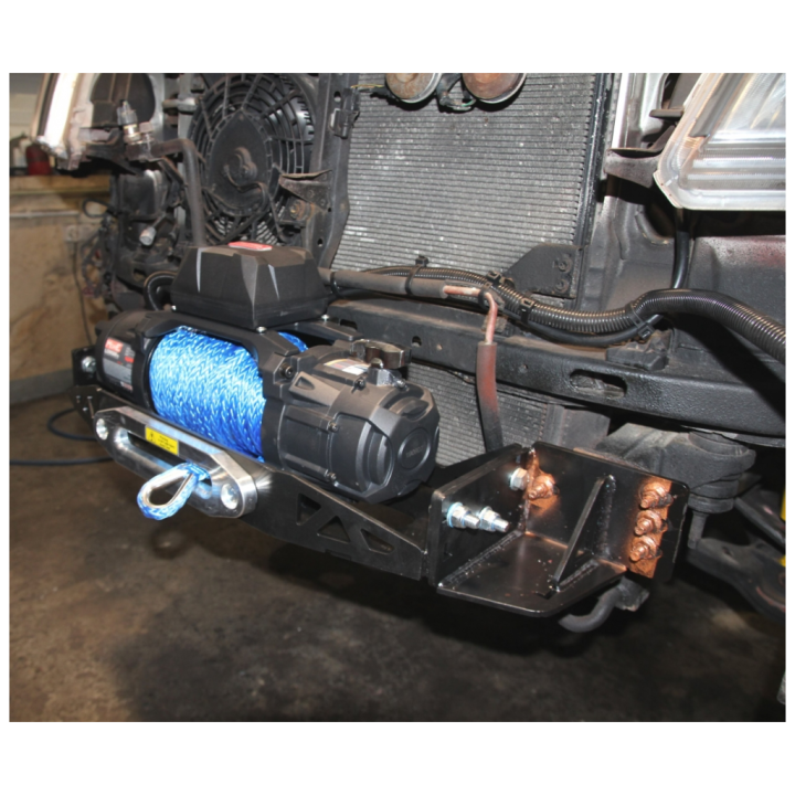 Placă de Montare Ascunsă pentru Troliu, MorE 4x4, Toyota Land Cruiser 120 2002 - 2009 - EDK.ro