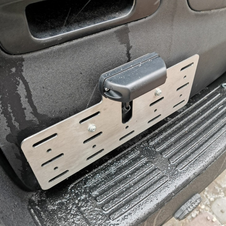 Suport pentru Plăcuța de Înmatriculare (SUA), Bison Gear, Toyota Land Cruiser 2002 - 2009 - EDK.ro