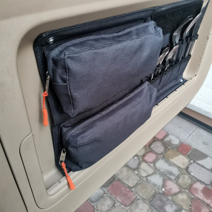 Organizator de Tacâmuri pentru Ușă, Bison Gear, Toyota Land Cruiser 2002 - 2009 - EDK.ro