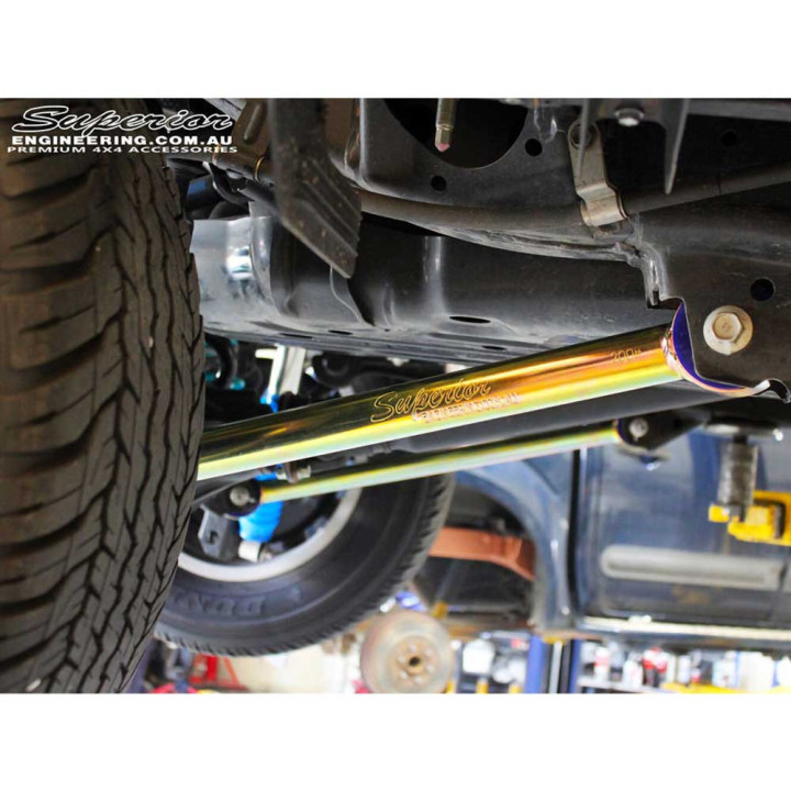 Rear Lower Control Arm Kit, Superior Engineering Lift 0-2 Inch, Toyota Land Cruiser 2007 - 2021 - EDK.ro