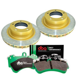 Front Brake Kit, DBA XS 4000 Street Performance, Toyota Land Cruiser 2007 - 2021, Toyota Tundra 2007 - 2021 - EDK.ro
