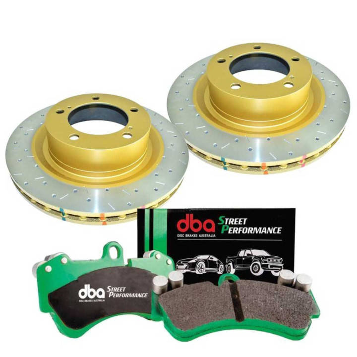 Front Brake Kit, DBA XS 4000 Street Performance, Toyota Land Cruiser 2007 - 2021, Toyota Tundra 2007 - 2021 - EDK.ro