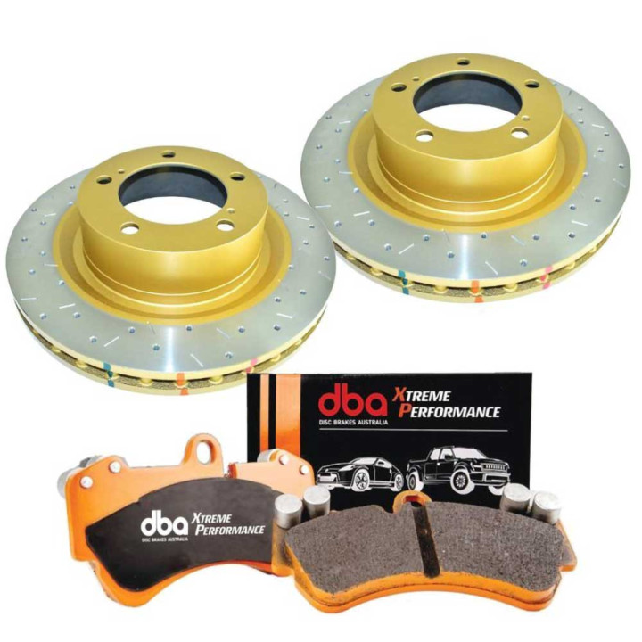 Front Brake Kit, DBA XS 4000 Street Performance, Toyota Land Cruiser 2007 - 2021, Toyota Tundra 2007 - 2021 - EDK.ro