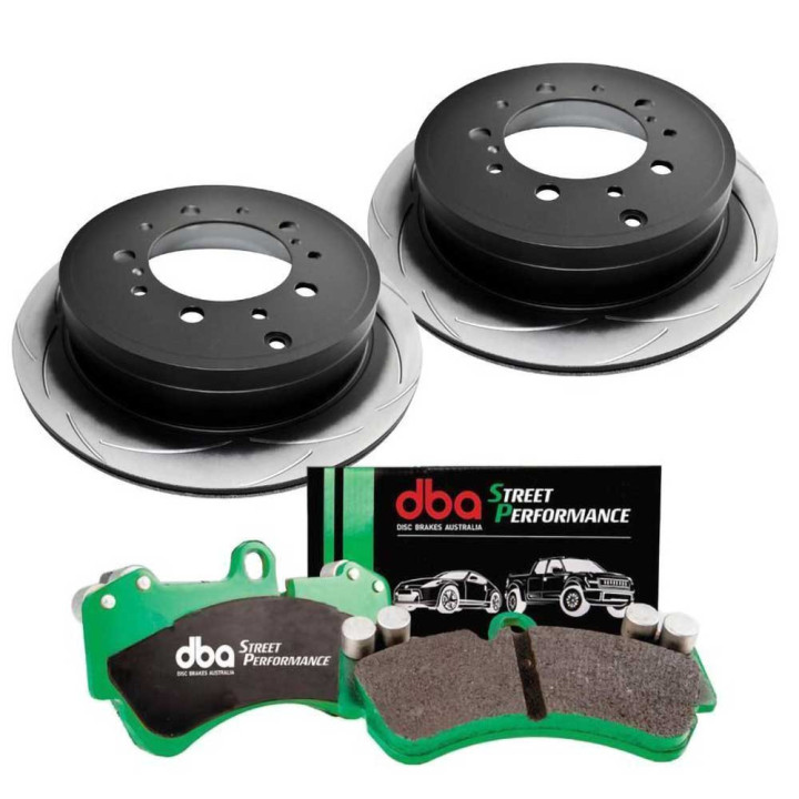 Rear Brake Kit, DBA T2 Street Performance, Toyota Land Cruiser 2007 - 2021, Toyota Tundra 2007 - 2021 - EDK.ro