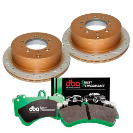 Rear Brake Kit, DBA X-Gold Street Performance, Toyota Land Cruiser 2007 - 2021, Toyota Tundra 2007 - 2021 - EDK.ro