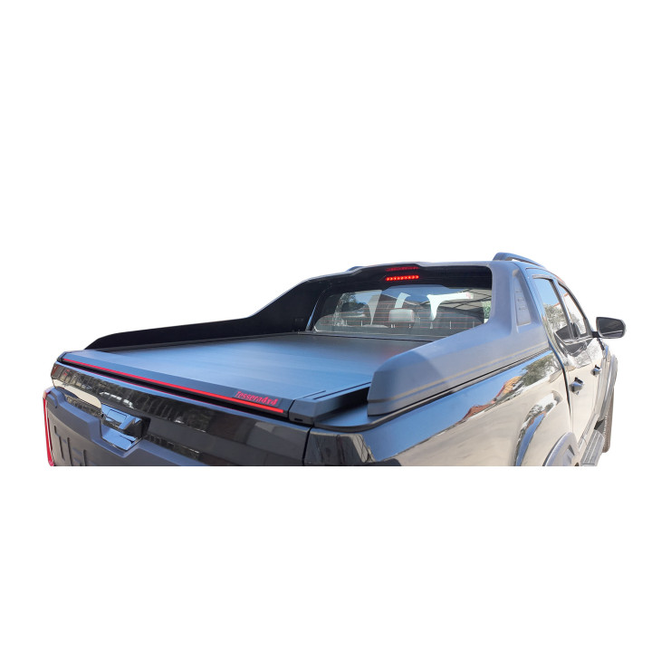 Electronically Assisted Roll Top Tonneau Bed Cover, Tessera 4x4 Roll+, Maxus T90 EV with OEM Rollbar 2021 - Present - EDK.ro