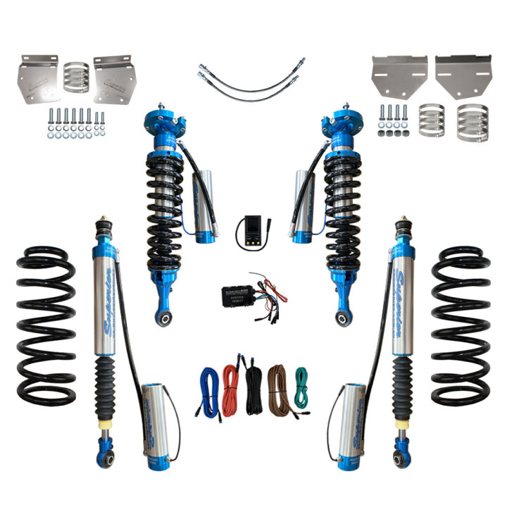 Kit Suspensie de Ridicare, Superior Engineering 2.5 Rezervor Remote Reglabil ECDS Lift 2 Inch, Toyota Land Cruiser 2021 - Prezen