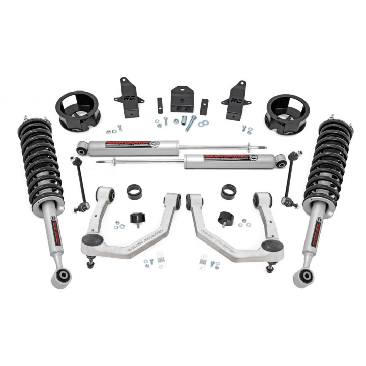 Lift Kit, Rough Country N3 Lift 3.5 Inch, Toyota Land Cruiser 2024 - Present - EDK.ro