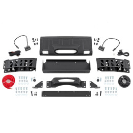Placă de Montare Ascunsă pentru Troliu Fxs cu Lumini LED Galbene, Rough Country, Toyota Land Cruiser 2024 - Prezent - EDK.ro