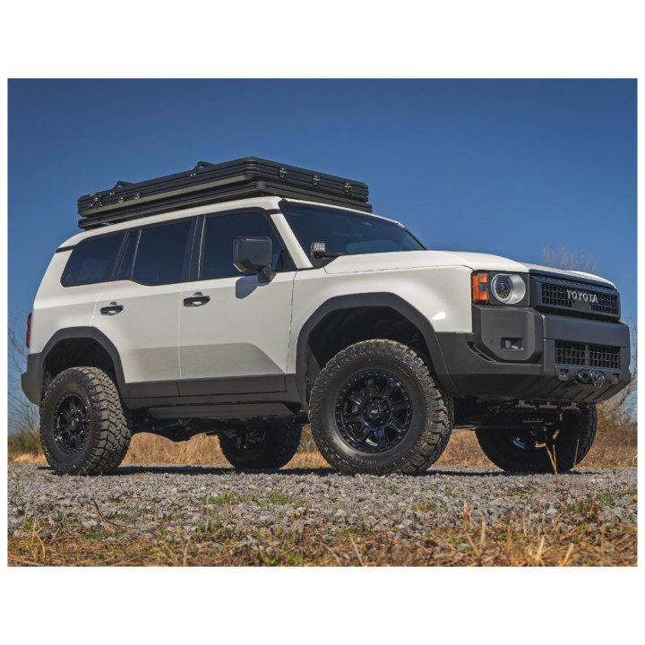 Hidden Winch Mounting Plate Fxs with Yellow LED Lights, Rough Country, Toyota Land Cruiser 2024 - Present - EDK.ro